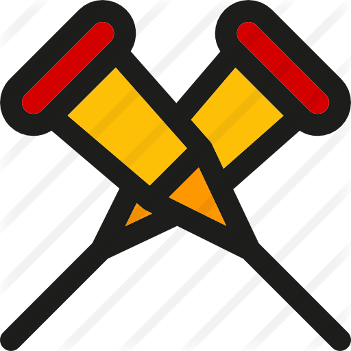 Crutches Free Icon - Crutches Free Icon (512x512)
