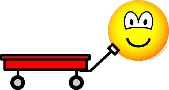 Red Wagon Emoticon - Red Wagon Emoticon (552x295)