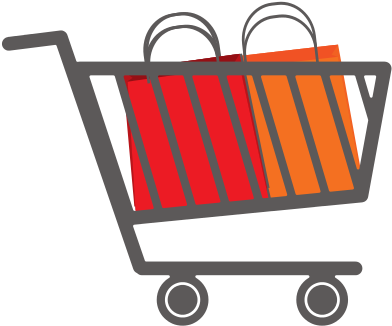 Shopping Cart Bag Commerce Icon - Shopping Cart Bag Commerce Icon (550x550)