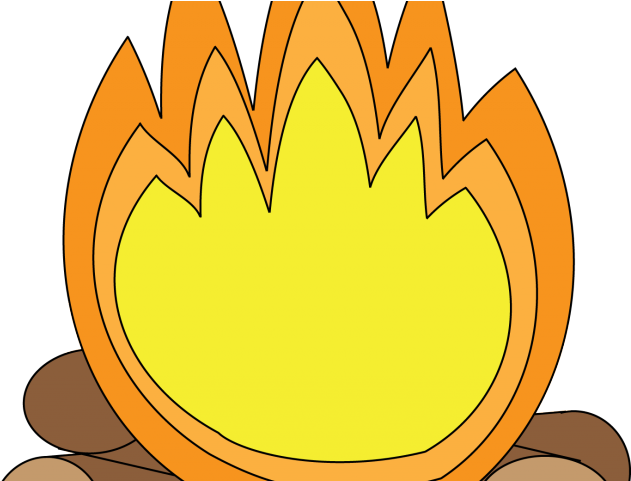 Campire Clipart Wood Fire - Campire Clipart Wood Fire (640x480)