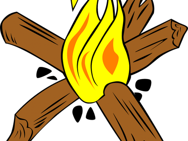 Camp Fire Clipart Wood - Camp Fire Clipart Wood (640x480)