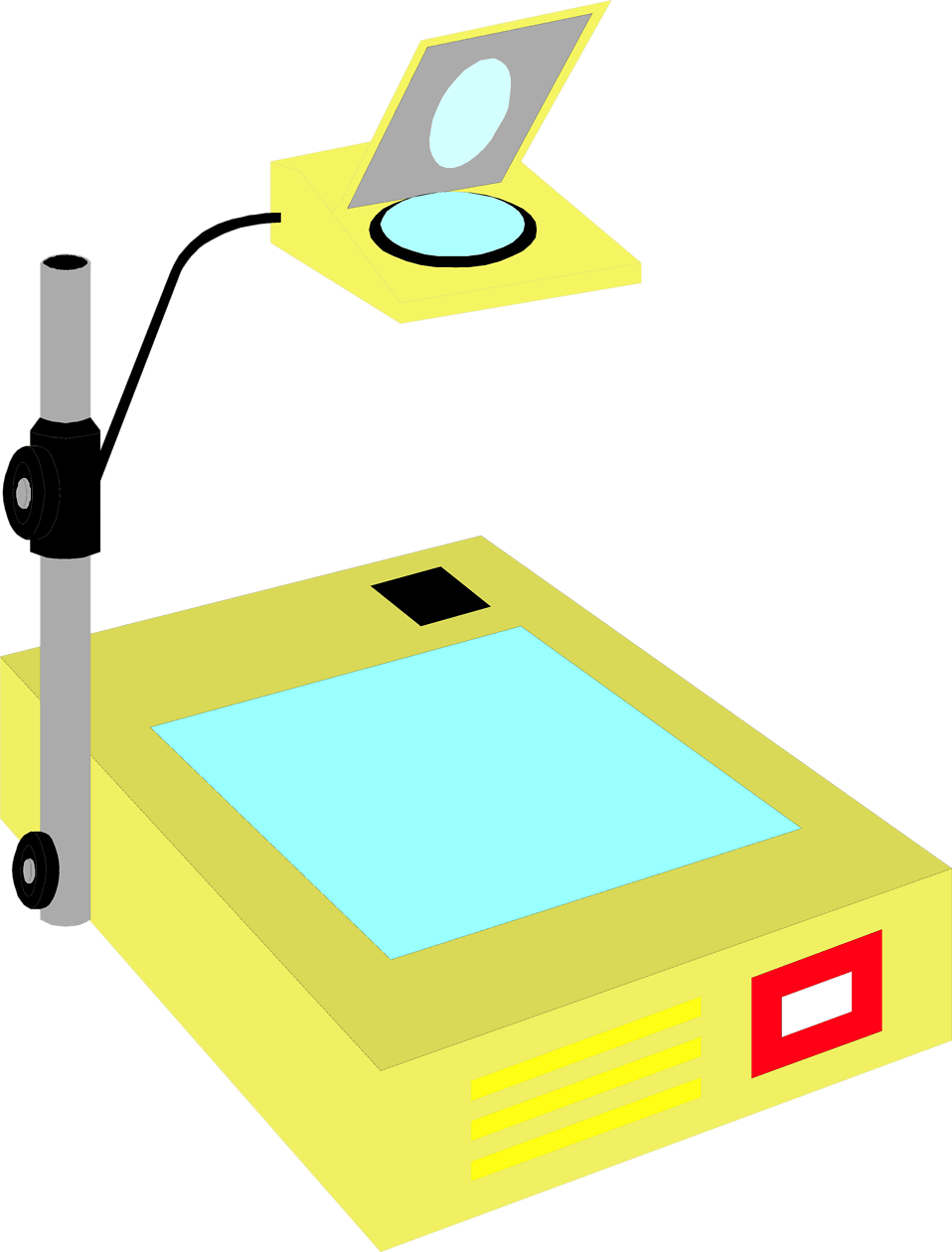 Overhead Projector Clip Art - Overhead Projector Clip Art (958x1260)