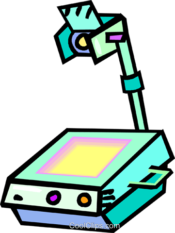 Overhead Projector Royalty Free Vector Clip Art Illustration - Overhead Projector Royalty Free Vector Clip Art Illustration (361x480)