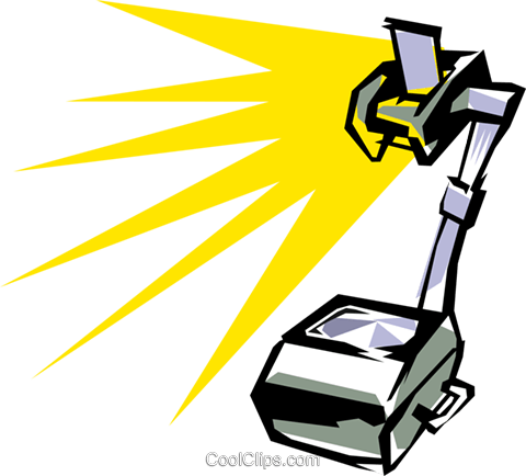 Overhead Projector Royalty Free Vector Clip Art Illustration - Overhead Projector Royalty Free Vector Clip Art Illustration (480x434)