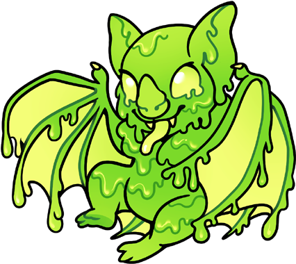 Slime Bat Chibi *** - Slime Bat Chibi *** (445x400)