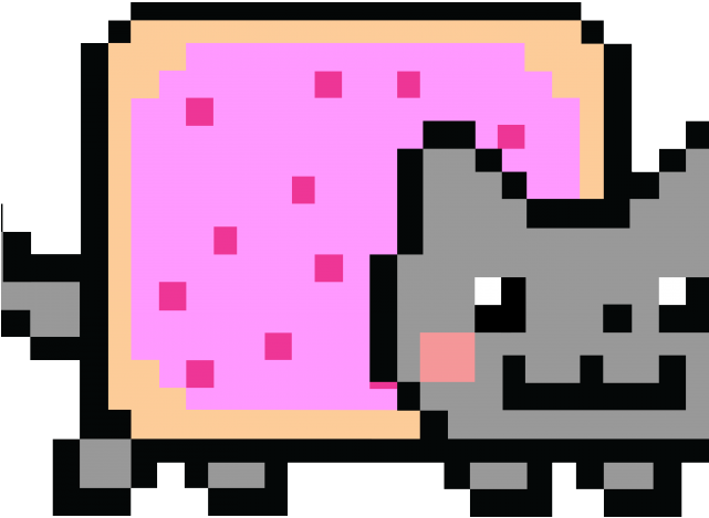 Nyan Cat Clipart Large - Nyan Cat Clipart Large (640x480)
