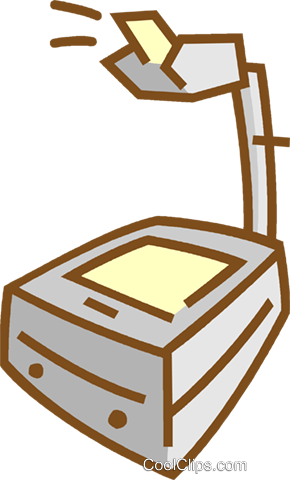 Overhead Projector Royalty Free Vector Clip Art Illustration - Overhead Projector Royalty Free Vector Clip Art Illustration (290x480)