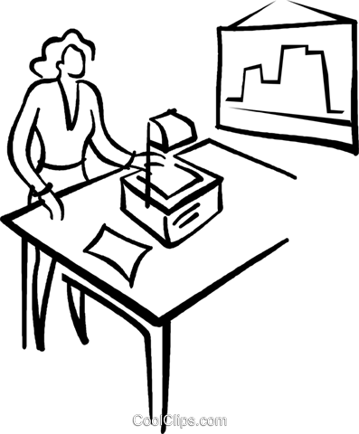 Woman Giving A Presentation Royalty Free Vector Clip - Woman Giving A Presentation Royalty Free Vector Clip (397x480)