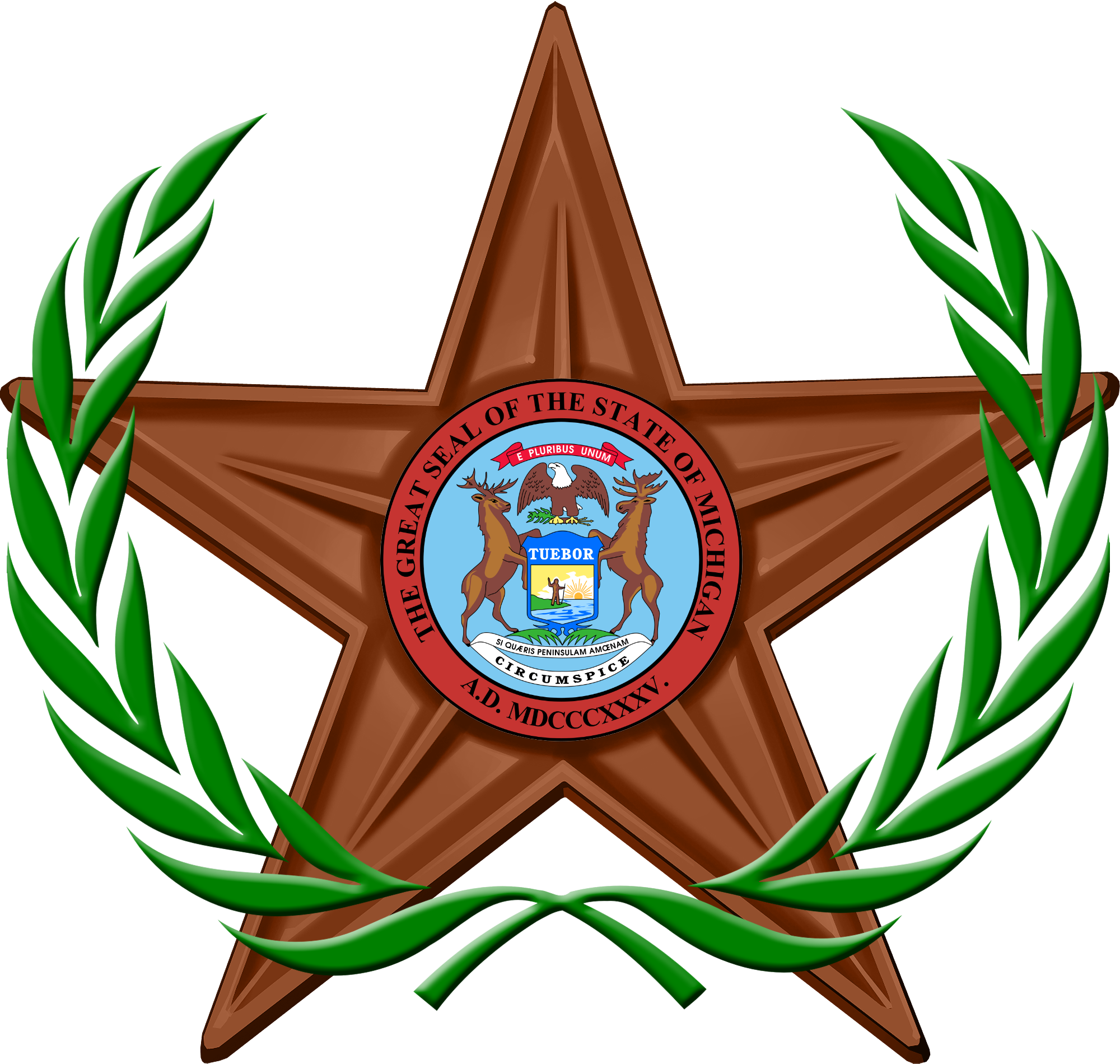 The Michigan Barnstar - The Michigan Barnstar (2000x1900)