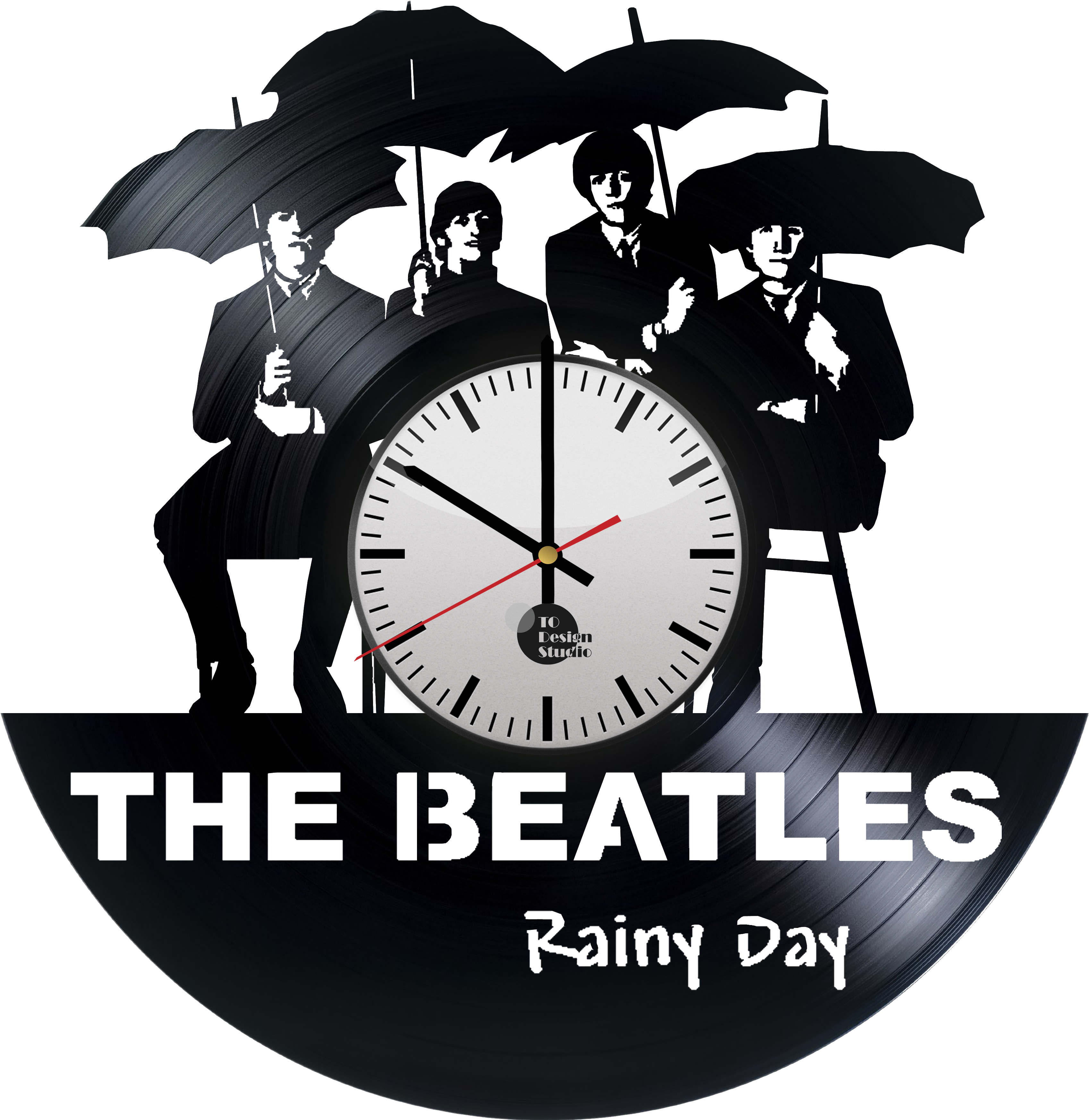 The Beatles Handmade Vinyl Record Wall Clock Fan Gift - The Beatles Handmade Vinyl Record Wall Clock Fan Gift (4016x4016)