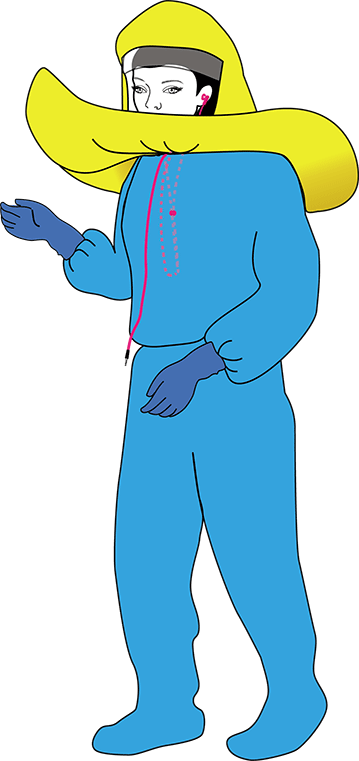 Tie Gown Closing Ppe Png Ppe Gown Clipart - Tie Gown Closing Ppe Png Ppe Gown Clipart (359x761)