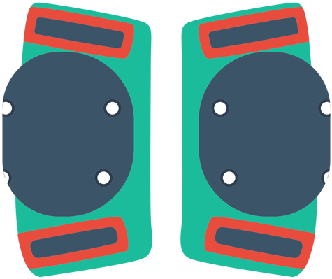 Banner Free Stock Roller Skate Pads Icon Transparent - Banner Free Stock Roller Skate Pads Icon Transparent (512x512)