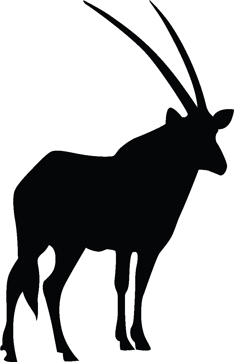 Sticker Silhouette Antilope Animal Outline, Safari - Sticker Silhouette Antilope Animal Outline, Safari (1200x1200)