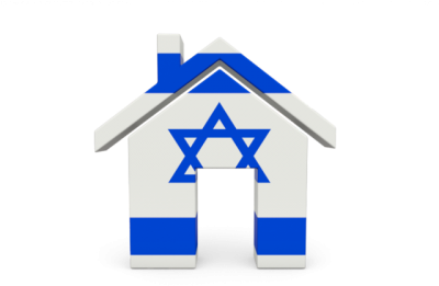 Israel Flag On Home Icon Clipart Png Images - Israel Flag On Home Icon Clipart Png Images (400x300)