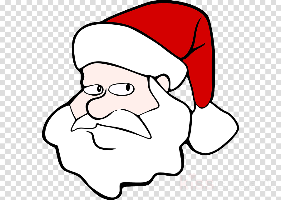 Cartoon Santa Head Clipart Santa Claus Clip Art - Cartoon Santa Head Clipart Santa Claus Clip Art (900x640)