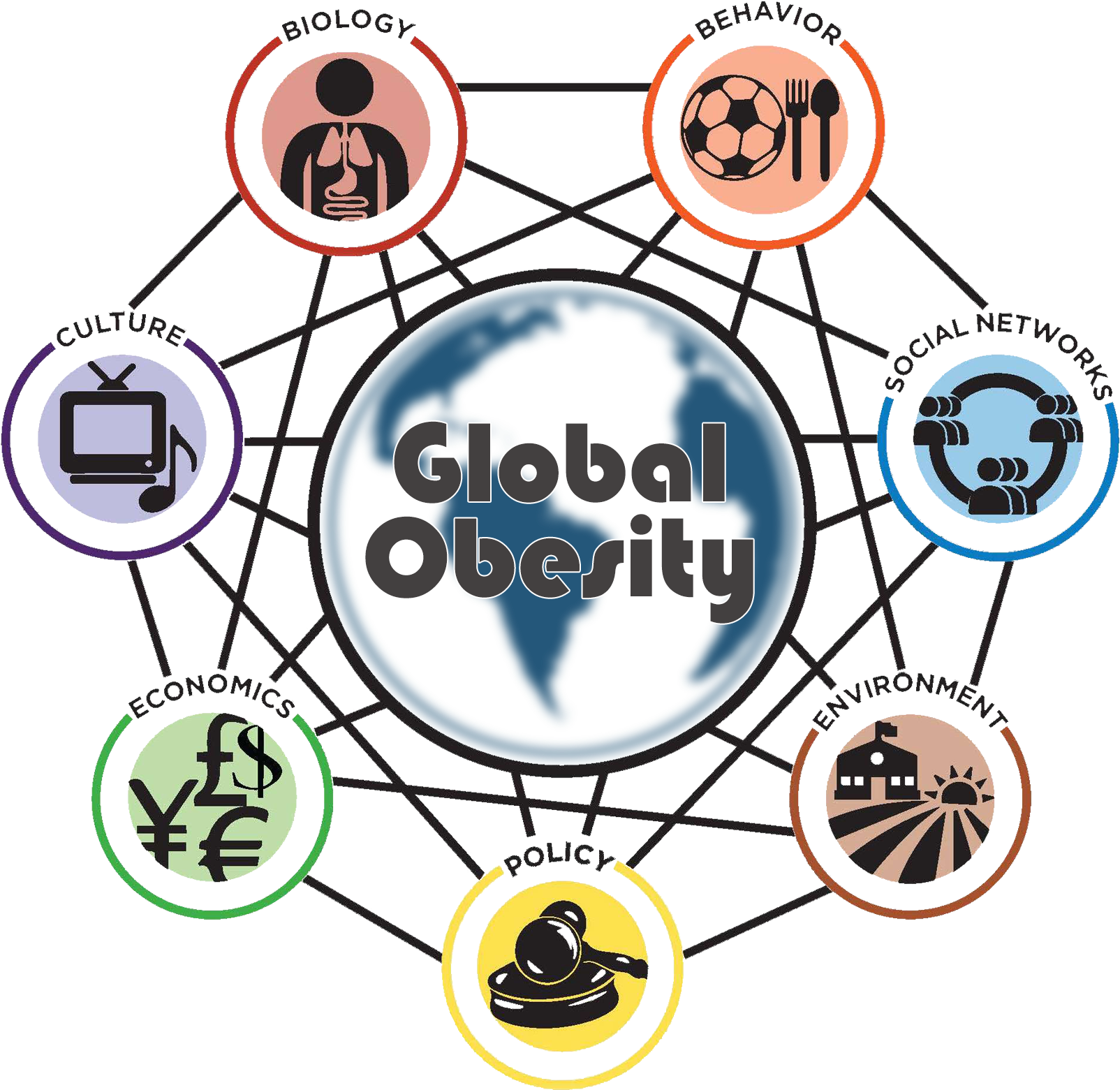 Global Obesity New Wheel - Global Obesity New Wheel (1772x1620)