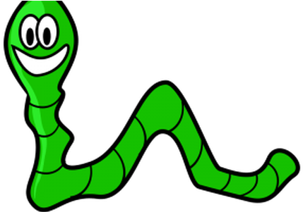 Worms Clipart Fat Worm - Worms Clipart Fat Worm (450x300)