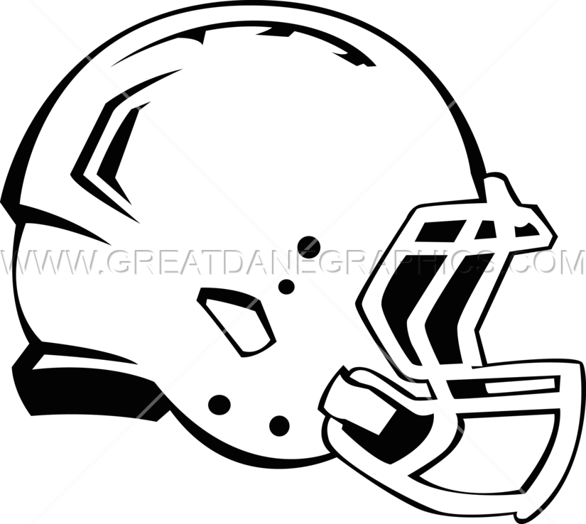 Football Helmet Side - Football Helmet Side (825x738)
