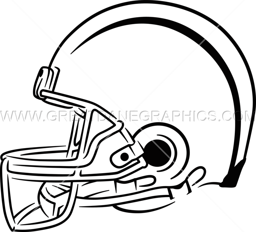 Side Football Helmet - Side Football Helmet (825x746)