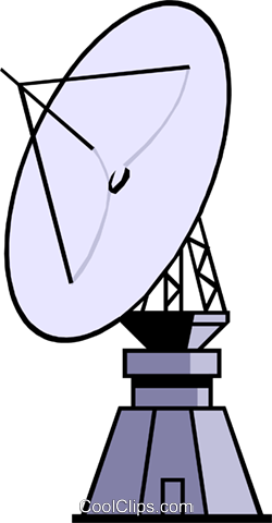 Satellite Dish Royalty Free Vector Clip Art Illustration - Satellite Dish Royalty Free Vector Clip Art Illustration (250x480)