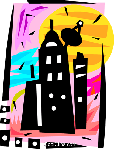 Apartment Building With Satellite Dish Royalty Free - Apartment Building With Satellite Dish Royalty Free (369x480)