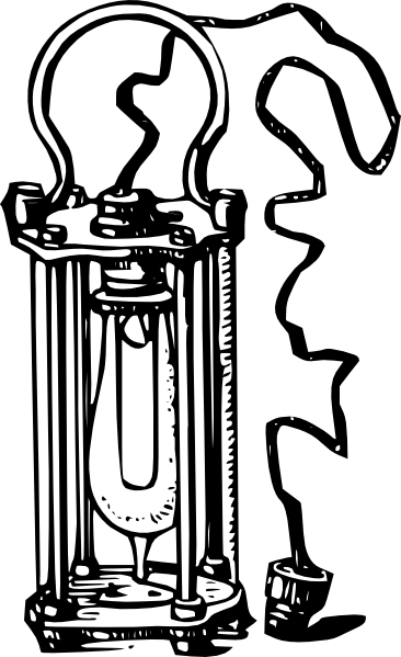 Free Vector Antique Electric Lamp Clip Art - Free Vector Antique Electric Lamp Clip Art (366x599)