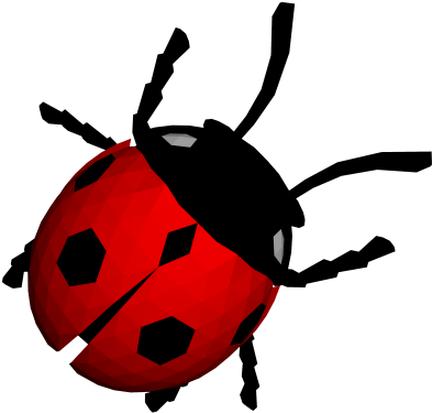 Transparent Ladybug File Png - Transparent Ladybug File Png (400x382)