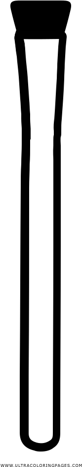 Makeup Brush Coloring Page - Makeup Brush Coloring Page (1000x1000)