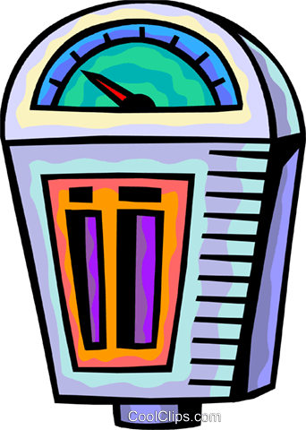 Parking Lots And Meters Royalty Free Vector Clip Art - Parking Lots And Meters Royalty Free Vector Clip Art (342x480)