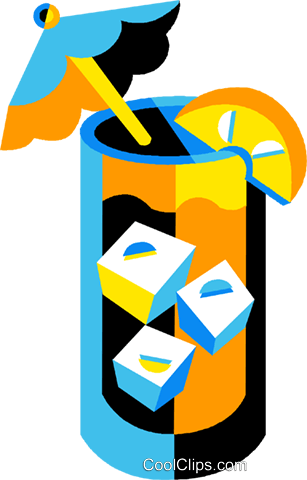 Alcoholic Drink With Cocktail Umbrella Royalty Free - Alcoholic Drink With Cocktail Umbrella Royalty Free (307x480)