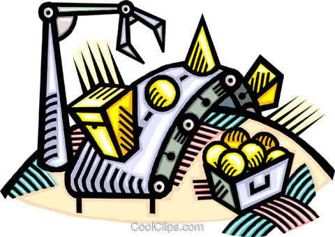 Automated Assembly Line Royalty Free Vector Clip Art - Automated Assembly Line Royalty Free Vector Clip Art (480x339)