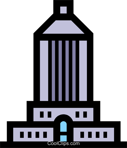 Office Tower Royalty Free Vector Clip Art Illustration - Office Tower Royalty Free Vector Clip Art Illustration (412x480)