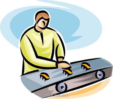 Assembly Line Royalty Free Vector Clip Art Illustration - Assembly Line Royalty Free Vector Clip Art Illustration (480x421)