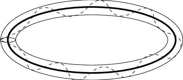 A Typical Singular Curve And Stretched Horizon (torus - A Typical Singular Curve And Stretched Horizon (torus (624x275)