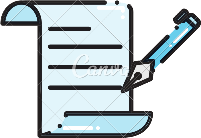 Dashed Line Business Office Document Paper - Dashed Line Business Office Document Paper (800x800)