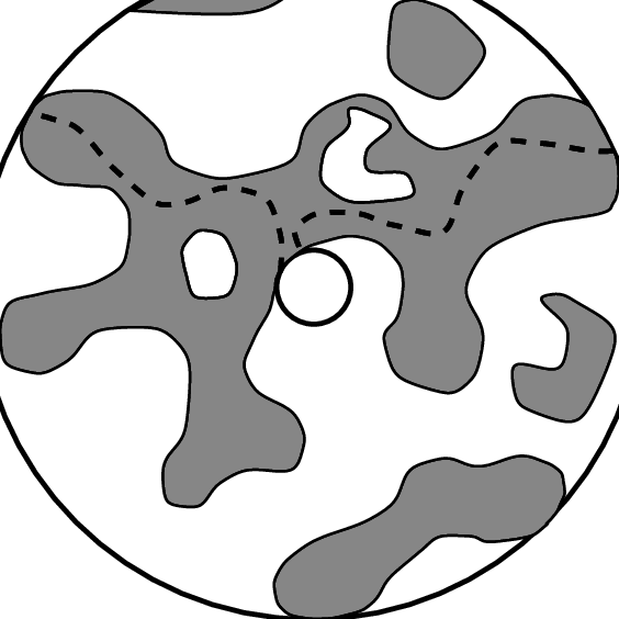 Annular Geometry Endowed With Critical Percolation - Annular Geometry Endowed With Critical Percolation (564x564)