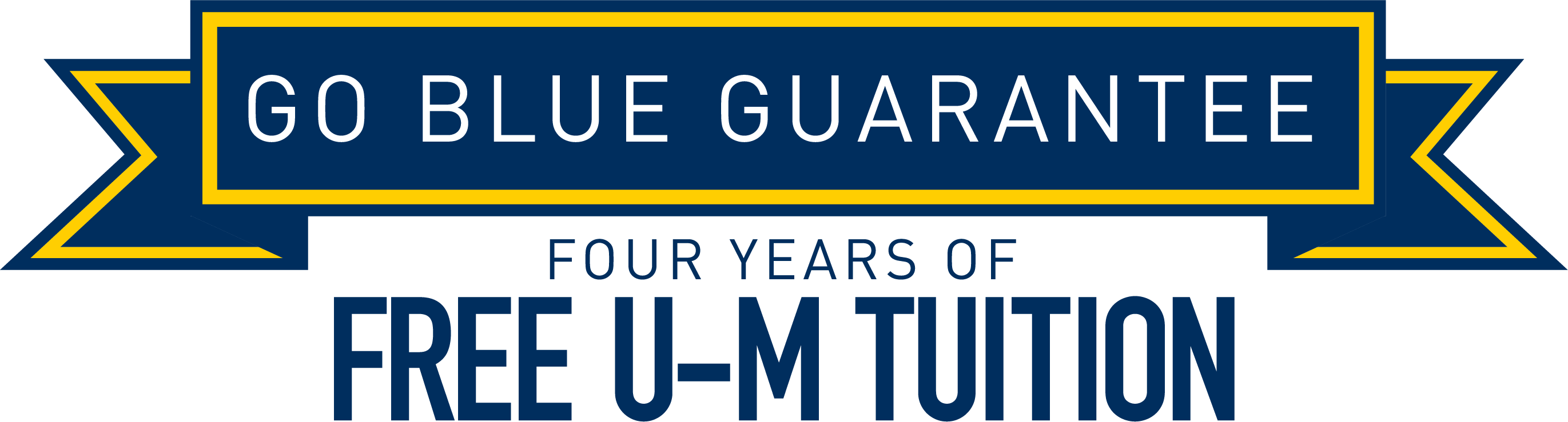 Go Blue Guarantee - Go Blue Guarantee (2742x739)