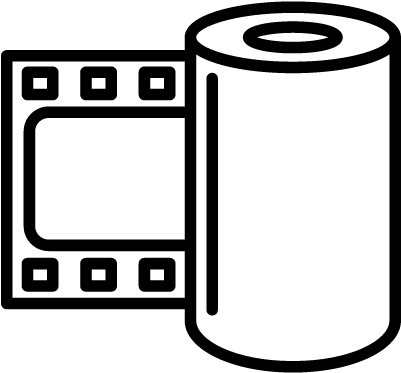 Film Roll Vector - Film Roll Vector (400x400)