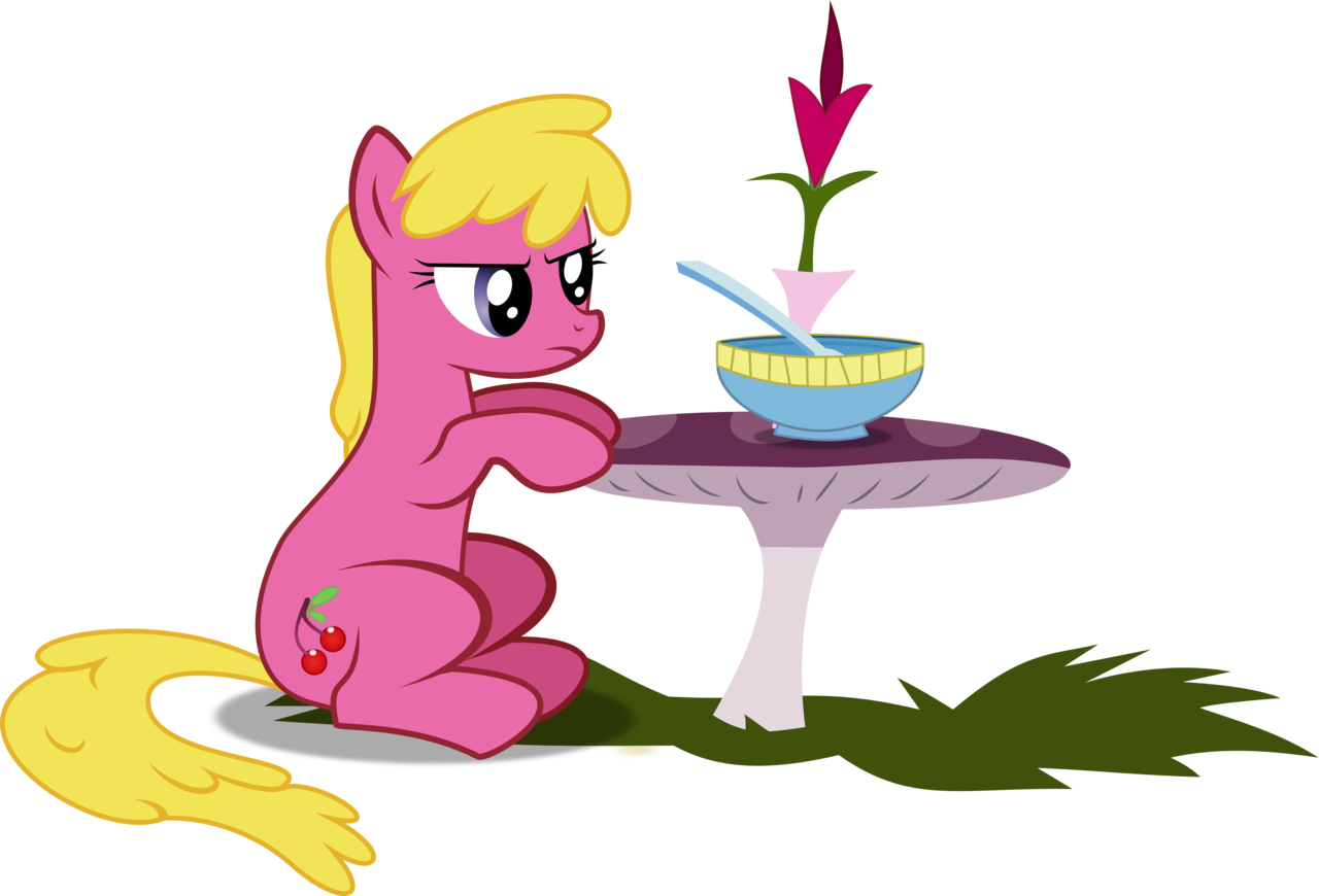 Archive-alicorn, Bowl, Cherry Berry, Flower, Frown, - Archive-alicorn, Bowl, Cherry Berry, Flower, Frown, (1280x870)