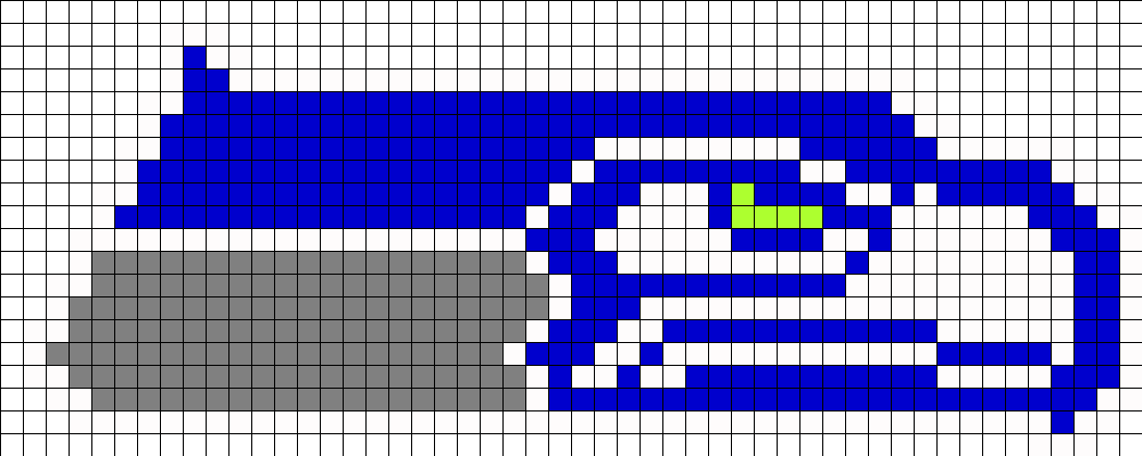 Perler Seahawks Logo Bead Pattern Sprites - Perler Seahawks Logo Bead Pattern Sprites (1050x420)