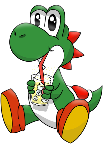 Yoshi X Sparkly Lemon Ice Tea By Xmikuxchanx - Yoshi X Sparkly Lemon Ice Tea By Xmikuxchanx (894x894)