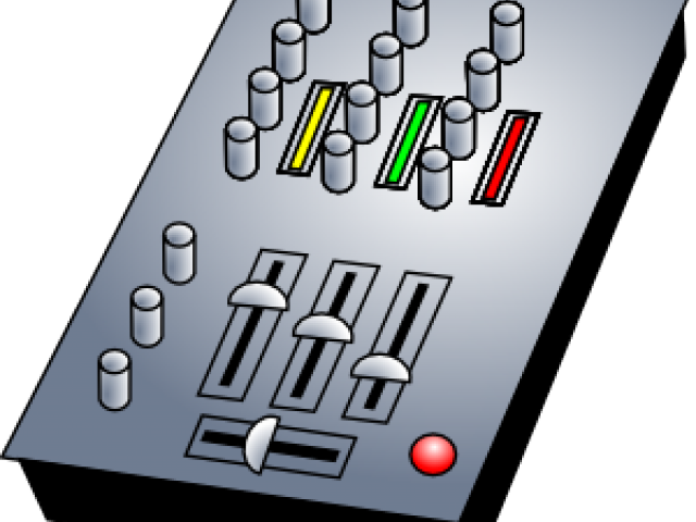 Dj Clipart Mixing Board - Dj Clipart Mixing Board (640x480)