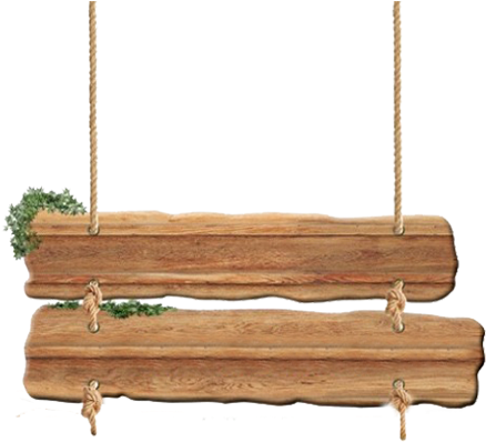 Wood Sign Rope Transprent - Wood Sign Rope Transprent (553x471)