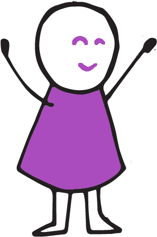 Smiling Stick Figure - Smiling Stick Figure (412x555)