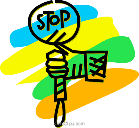 Crossing Guards Royalty Free Vector Clip Art Illustration - Crossing Guards Royalty Free Vector Clip Art Illustration (480x441)