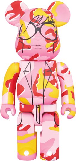 Be@rbrick Andy Warhol Camo Version 100% - Be@rbrick Andy Warhol Camo Version 100% (317x550)