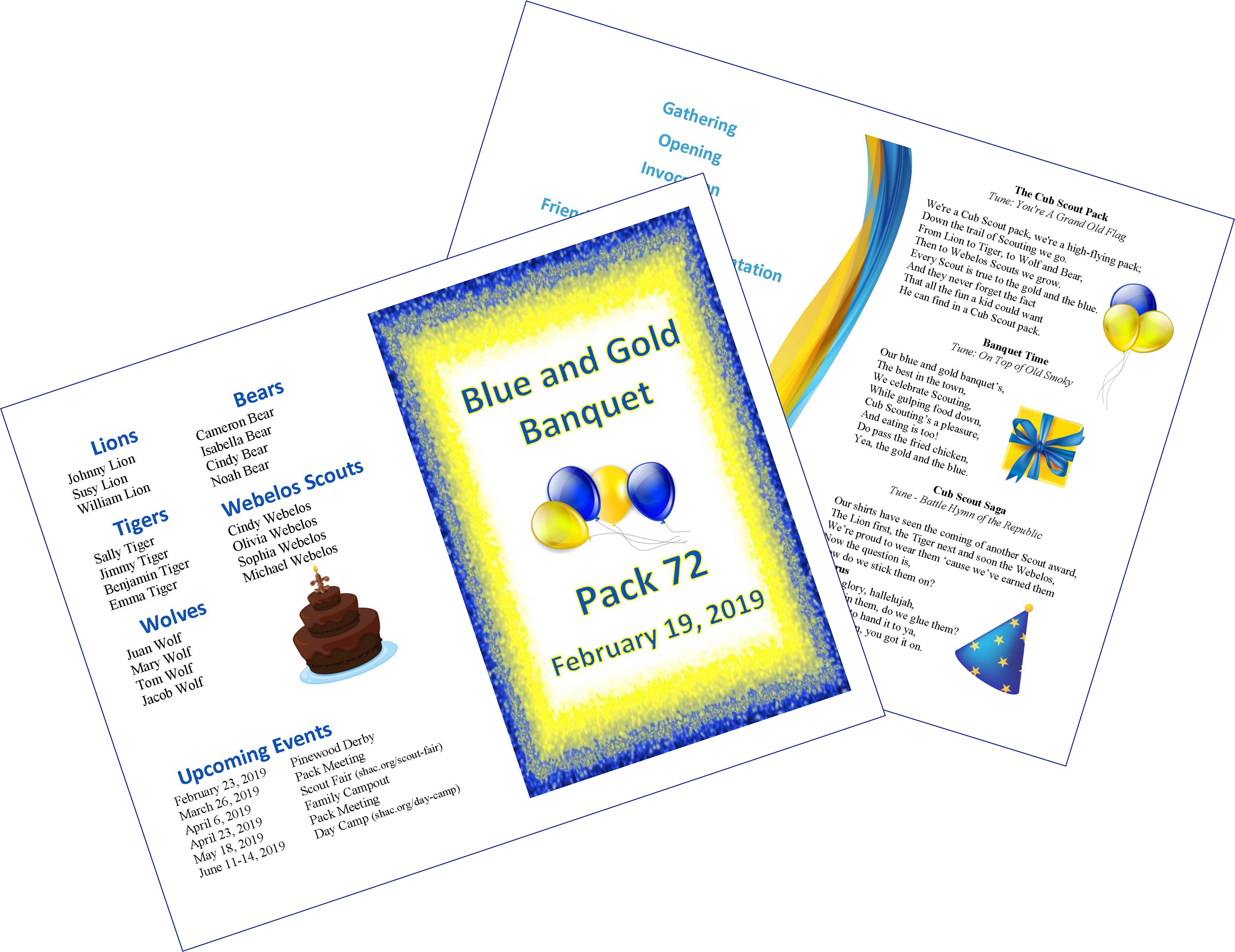 Blue And Gold Banquet Ideas - Blue And Gold Banquet Ideas (3662x2823)