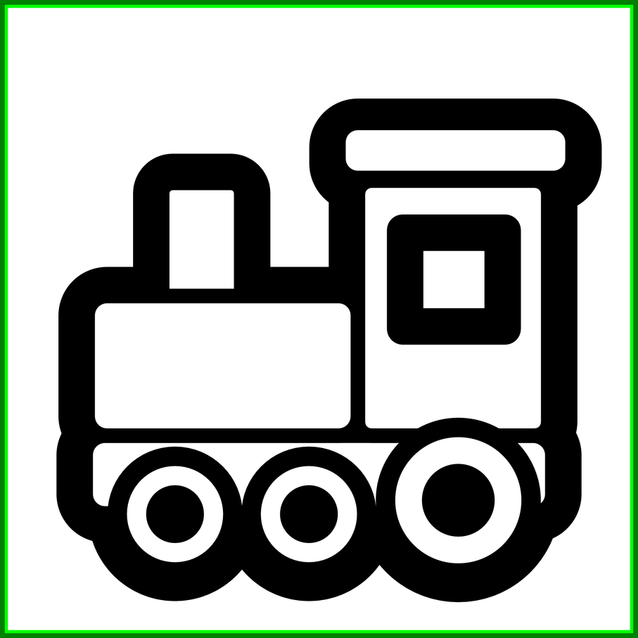 Fascinating Black And White Pumpkin Toy Train Icon - Fascinating Black And White Pumpkin Toy Train Icon (907x907)
