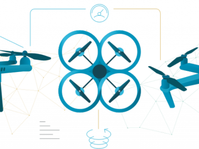Drone Clipart Quadcopter - Drone Clipart Quadcopter (640x480)