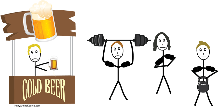 Clip Art Free Beer Stand No Kopywriting Kourse - Clip Art Free Beer Stand No Kopywriting Kourse (890x441)